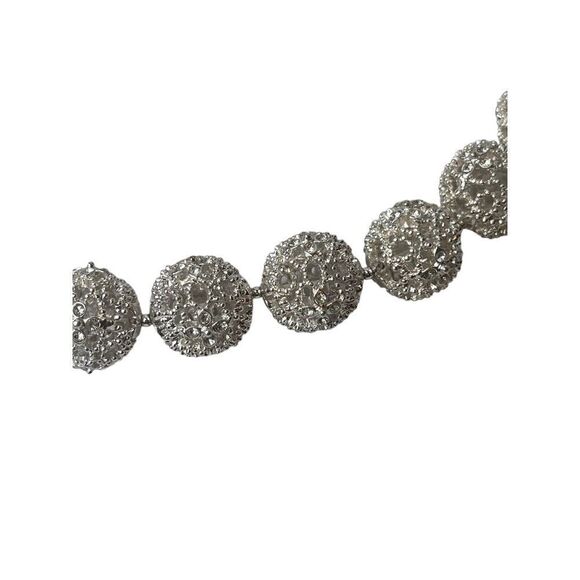 CHARTER CLUB Silver-Tone Filigree Ball All-Around Necklace, 18" + 2" extender - Picture 7 of 9